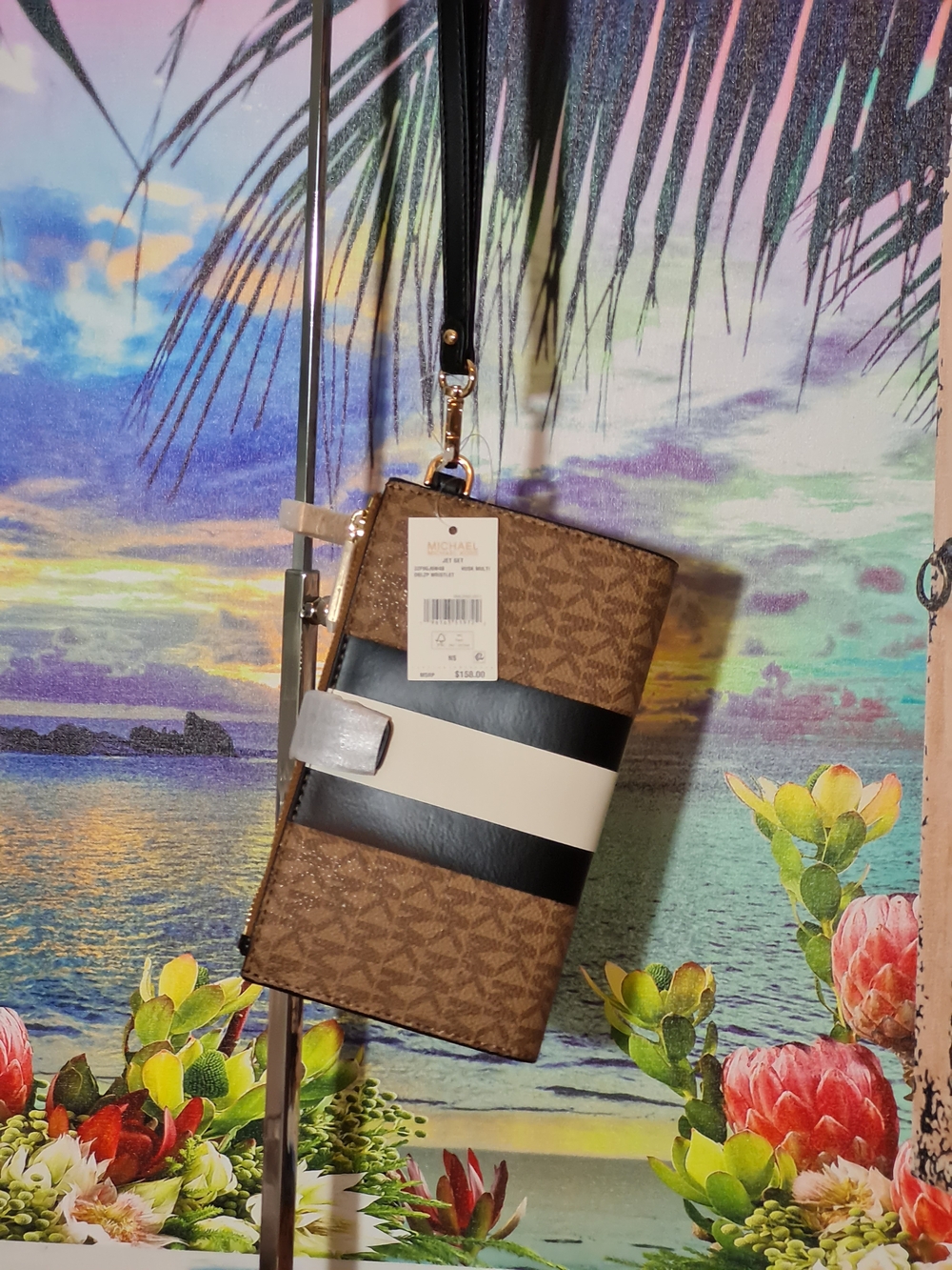 Michael Kors Rhea Colorblock Backpack with Wallet - Picture 7 of 8